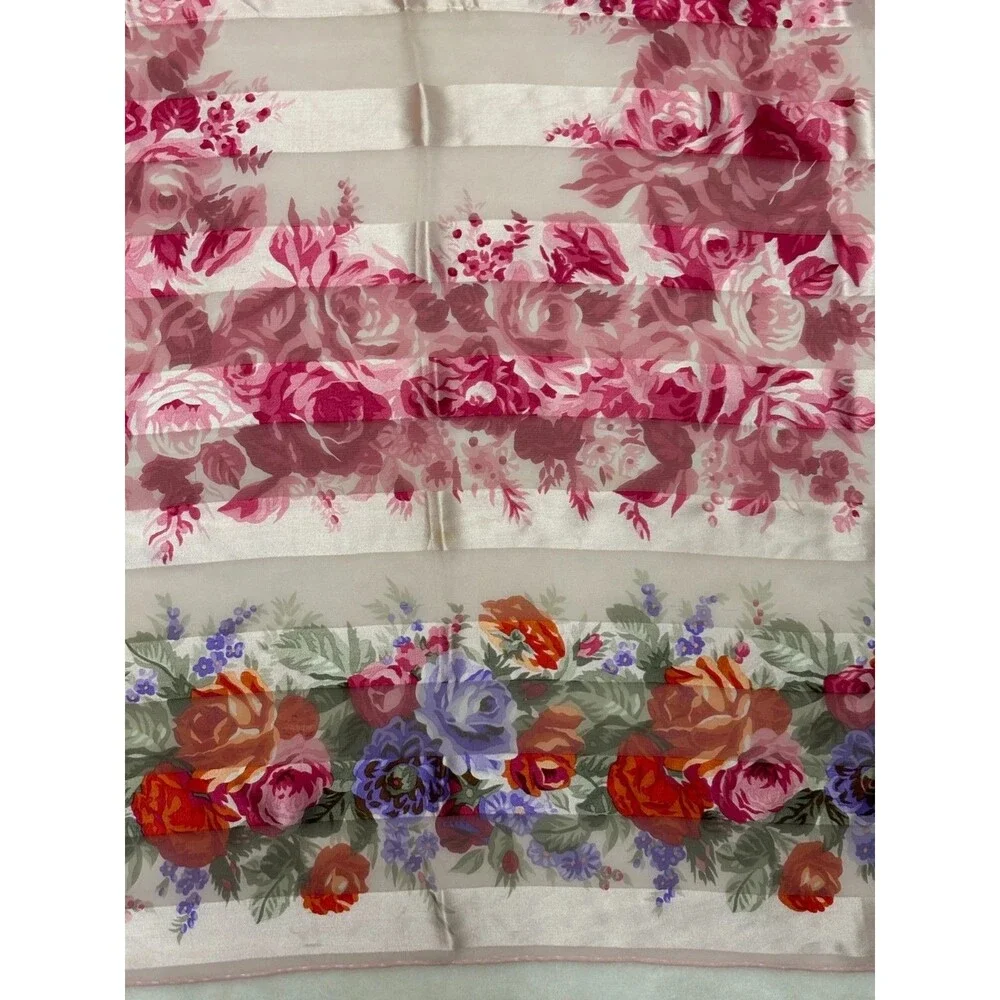 Vintage YSL Yves Saint Laurent Silk Square Scarf 33